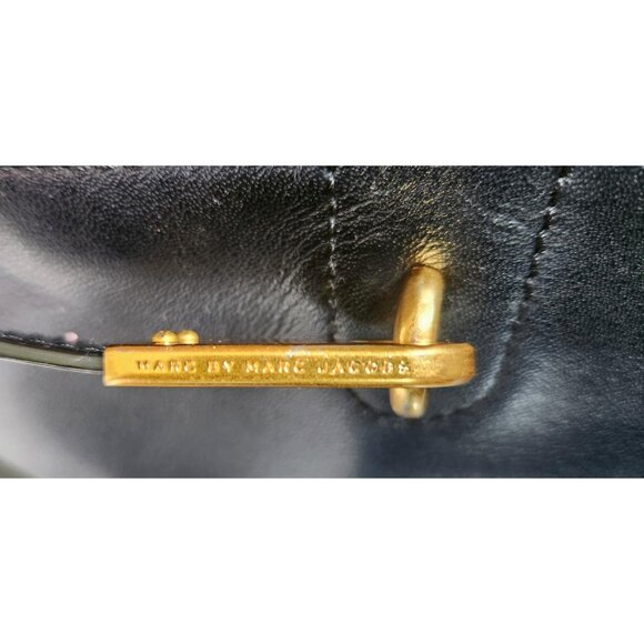 Marc By Marc Jacobs Black Leather Ligero East West Tote Black - Picture 12 of 16